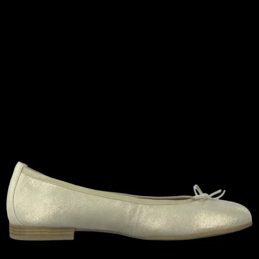 Ballerina  in Pelle Beige