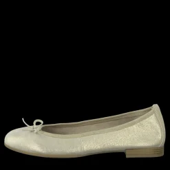 Ballerina  in Pelle Beige