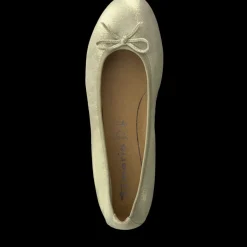 Ballerina  in Pelle Beige