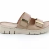 Ciabatta donna con 2 fasce regolabili con strappi
