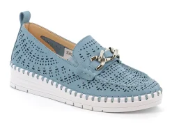 Mocassino Donna Traforato Con Catena