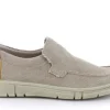Mocassino in Tessuto Cotton Vint Taupe