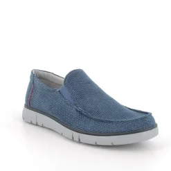 Mocassino Uomo con Elastici Laterali in Cordura Jeans