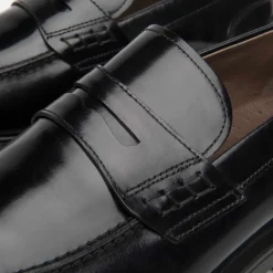 Mocassino uomo in pelle  Art.I001670U 100 Nero