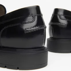 Mocassino uomo in pelle  Art.I001670U 100 Nero
