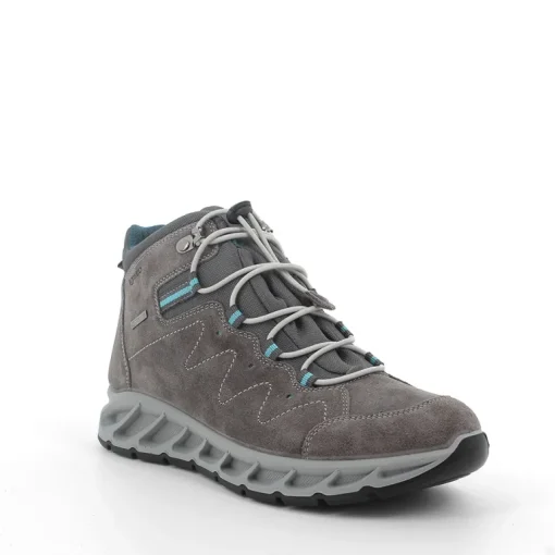 Polacchino in Goretex  Camoscio e Tela Grigio Scuro