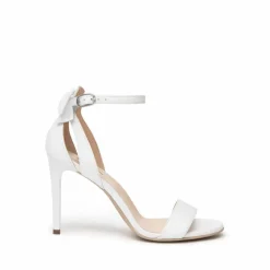 Sandalo Con Tallone Chiuso e Fiocco Tacco 10cm