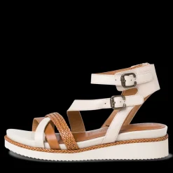Sandalo donna con zeppina e cinturino alla schiava