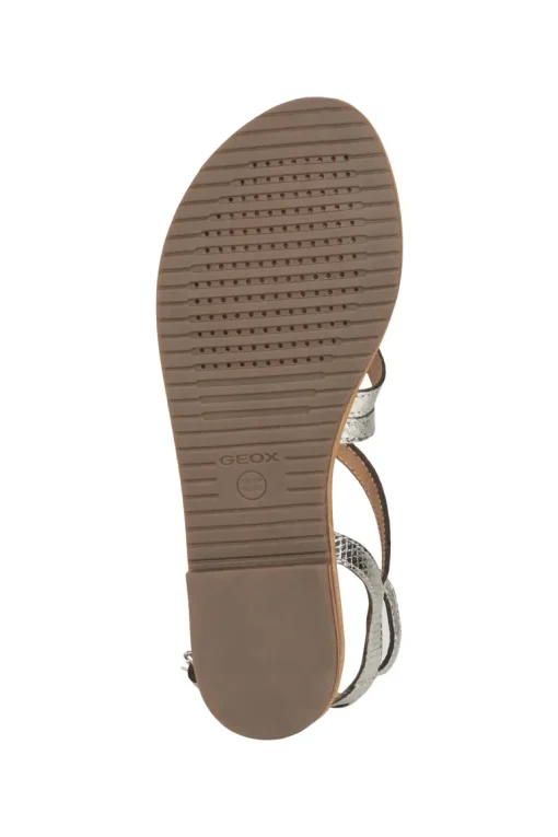 Sandalo donna in pelle con incroci