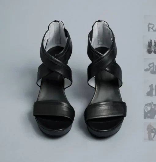 Sandalo N.G. Art. E012210D 100 Nero
