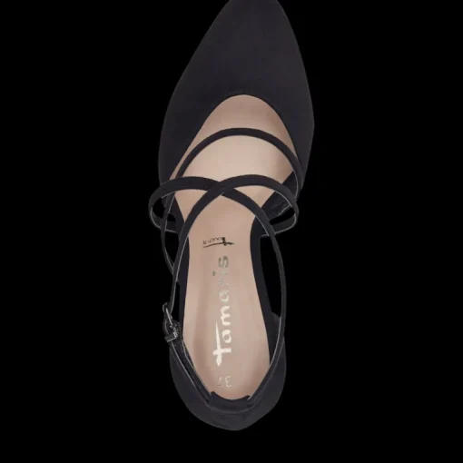 Scarpa Con Cinturini Incrociati e Tacco a Stiletto