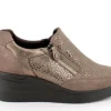 Scarpa Sportiva con Cerniera Laterale e Zeppa