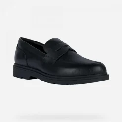 Slip-on mocassino uomo in pelle con passante