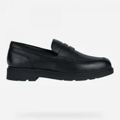 Slip-on mocassino uomo in pelle con passante