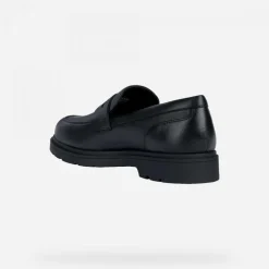 Slip-on mocassino uomo in pelle con passante