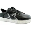 Sneakers bimba con lacci e cerniera