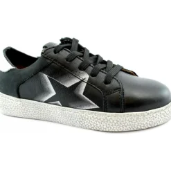 Sneakers bimba con lacci e cerniera