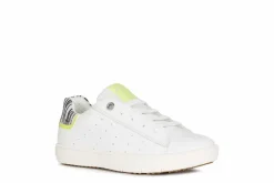 Sneakers bimba e ragazza in pelle e camoscio