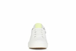 Sneakers bimba e ragazza in pelle e camoscio