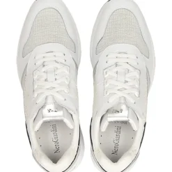 Sneakers donna bianca con glitter