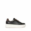 Sneakers donna con lacci e Borchiette nel Tallone