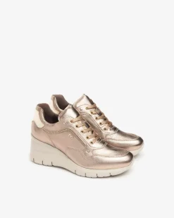 Sneakers Donna Con Zeppa Alta