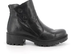 Stivaletto in Pelle Con Cerniera Laterale