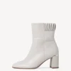 Stivaletto  in Pelle Con Cerniera Laterale Grigio Polveroso