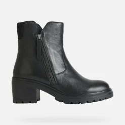 Stivaletto in Pelle e Camoscio Nero
