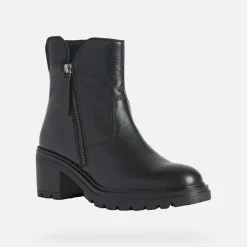 Stivaletto in Pelle e Camoscio Nero