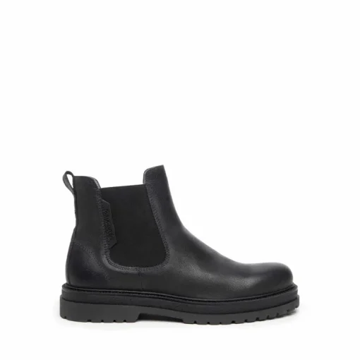 Stivaletto Modello Betles in Camoscio Nero
