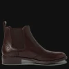 Stivaletto Tipo Batles in Pelle Con Elastico Laterale