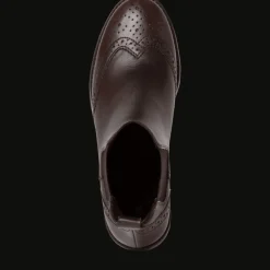 Stivaletto Tipo Batles in Pelle Con Elastico Laterale